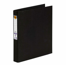 Marbig Polyethylene 2 D-ring Binder 25mm (A4) - Black - £18.13 GBP