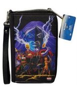 Buckle-Down Marvel Thor Wallet Vegan Leather Zip Around Wristlet Made in... - $24.74