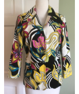 Vintage Mod Psychedelic Blazer Jacket 8 - $282.25 MXN