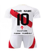 Custom Soccer Peruvian Jersey suit for Men Kid Any Name Number 2425 whit... - £38.26 GBP