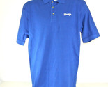 WENDY&#39;S Hamburgers Employee Uniform Polo Shirt Blue Size L Large NEW - $25.49