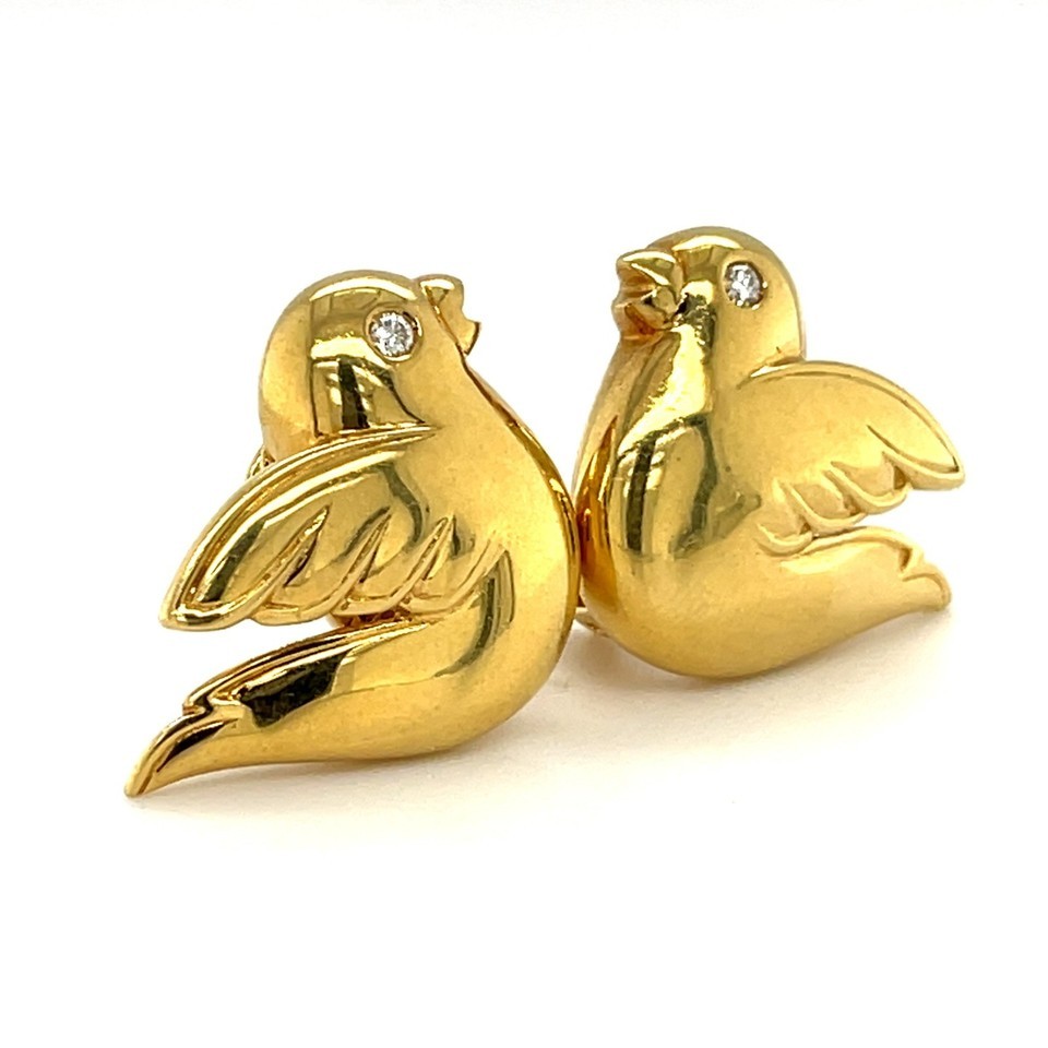 Authenticity Guarantee
Van Cleef & Arpels 18k Yellow Gold Vintage Dove Ear C... Item image 5