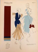 L’officiel De La Couleur Des Industries De La Mode No. 6 Hiver 1952 Plat... - $76.18