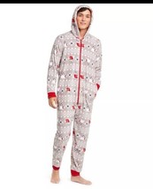 39$ Matching Family Pajamas Men&#39;s Polar Bear Hooded Pajamas, Small - $25.73