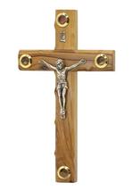 SpringNahal Olive Wood Cross from Bethlehem with a Certificate Made in T... - $18.71