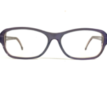 Vintage La Eyeworks Gafas Monturas GEMCO 292 Azul Transparente Violeta 5... - $65.29