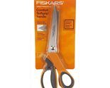 Fiskars 8&quot; Softgrip Pinking Scissors,Orange,9.5&quot; long - £33.62 GBP