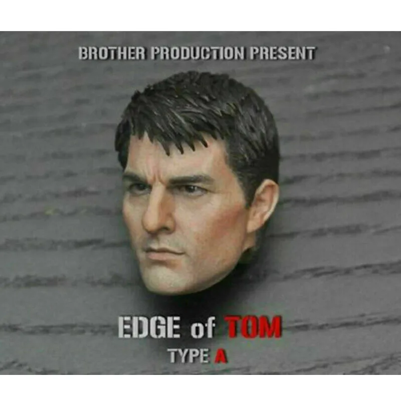 Play 1/6 Scale Tom Cruise Male Head Sculpt Carving Model 2019 Edge of Tomorrow T - £55.49 GBP