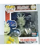 Funko Pop Animation Yu-Gi-Oh FIVE-Headed Dragon 1230 2022 NYCC Box Damage - $772.64 MXN
