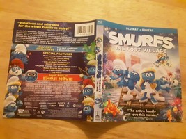 Smurfs The Lost Village Bluray Dvd Artwork Only No Disc - £0.78 GBP