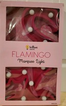 Large Pink Flamingo LED Romantic Marquee Light Lamp - 10&quot;W x 16&quot;H - £9.97 GBP