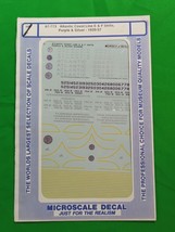 Vintage Microscale Decals 87-773 ACL E &amp; F Units Purple Silver 1939-57 HO - £11.90 GBP