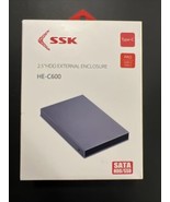 SSK Aluminum 2.5&quot; Hard Drive Enclosure USB C 3.2 Gen 2 ( Pro) HE-C600 - $20.12