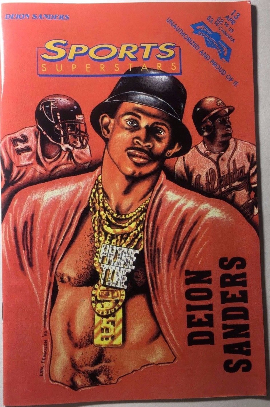 SPORTS SUPERSTARS #13 Deion Sandersn (1993) Revolutionary Comics FINE - $7.43