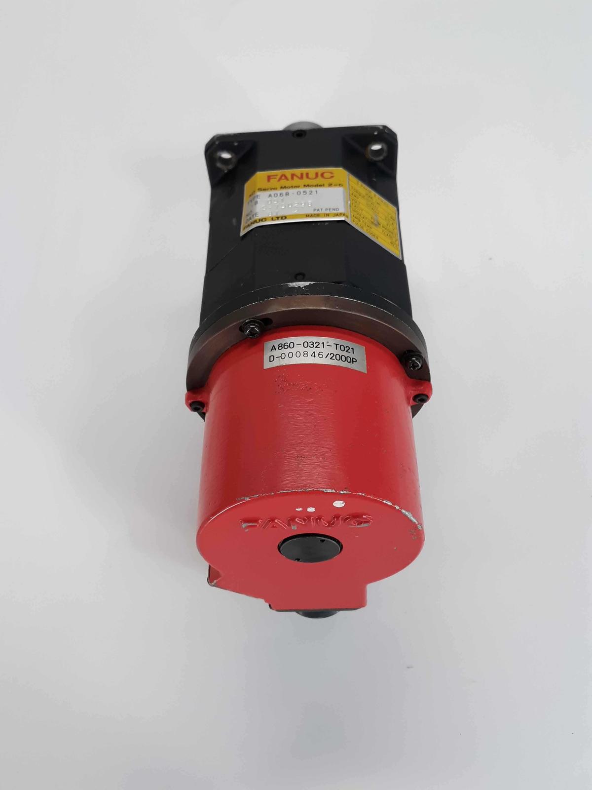 Fanuc A06B-0521-B051  Model 2-0  AC Servo Moto  - $135.00