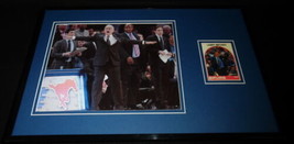 Coach Larry Brown Signed Framed 11x17 Photo Display SMU - £71.21 GBP