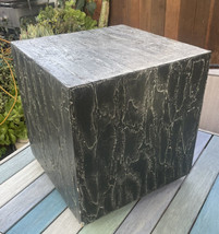 Vintage 60s-70s Mid Century Modern MCM Brutalist Cube End Table - £372.60 GBP