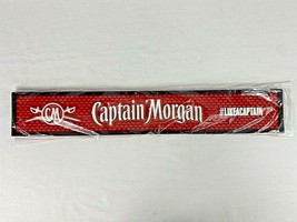 New Captain Morgan Spiced Rum # Like A Captain Rail Bar Mat Runner Beer Coaster - £23.73 GBP