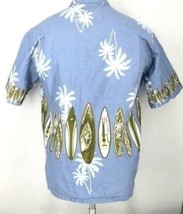 Ali&#39;z Fashion XL Mens Button-Front Short Sleeve 100% Cotton Surfboard Pa... - £24.03 GBP