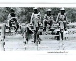 Lazy X Ranch Cowboys Real Photo Postcard Kent Texas - £23.33 GBP