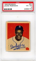 1949 Bowman Jackie Robinson Rookie #50 PSA 4 P1326 - $7,128.00