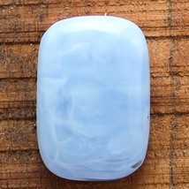 49.10 Cts Natural Clouds Owyhee Blue Opal Cabochon Loose Gemstones (34mm X 23mm) - £6.24 GBP