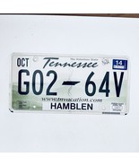 2014 United States Tennessee Hamblen County Passenger License Plate G02 64V - €12,03 EUR