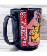 The Memory Company NHL &quot;Blackhawks&quot; 10 oz. Coffee Mug Cup Black Copper - £11.51 GBP