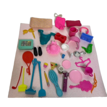 Barbie Accessories Playset Lot of 36 Various Items Pretend Play Toys LOOK - £3.01 GBP
