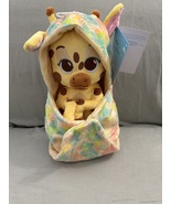 Disney Parks Animal Kingdom Baby Giraffe in a Hoodie Pouch Blanket Plush Doll - $49.90