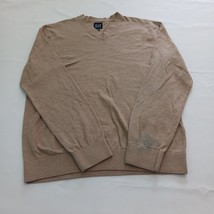 Gap V-Neck Men's Tan/Beige Cotton Pullover Shirt Long Sleeve Size Medium image 10