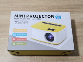 Fuegobird Mini Projector 2022 Upgraded Video Projector Multimedia Home Theate. - £26.15 GBP