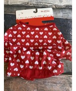 New Valentine&#39;s Day Dog Pet Clothing Pajamas Red White Hearts Love Size ... - $40.39 CAD