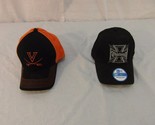 2 QTY Adult Hats ~ OU University Black Motorcycle Hat &amp; Virginia Cavaliers - $24.29