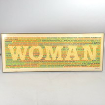 Kenneth Grooms Woman laminated lithograph Vintage 1980s  - £151.49 GBP