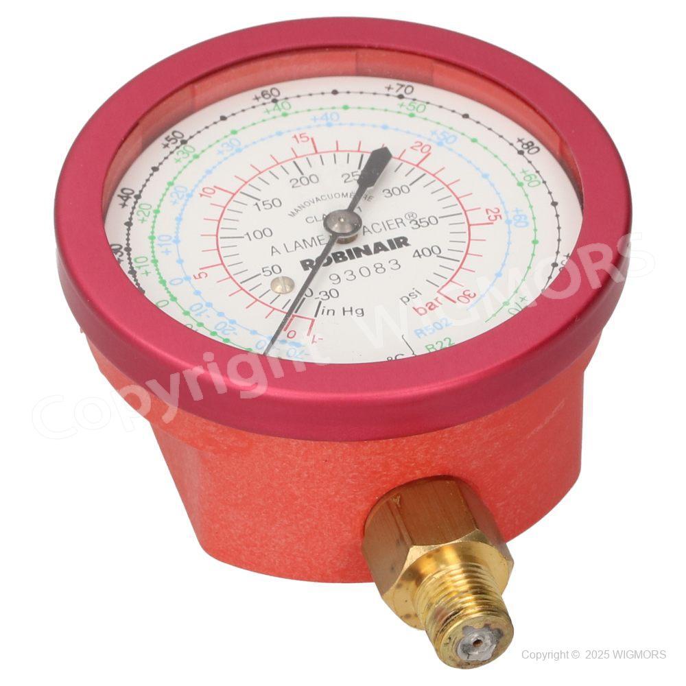 Manovacuometer Robinair -1..30bar Fi 60 1/8&quot; NPT Class 1.0 R12/22/502 93083 - $11.73