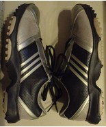 Adidas Men&#39;s Golf Shoes 791003 Size 7.5 Black / Gold Bin Z - £17.13 GBP