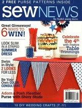 Sew News Magazine June 2013 DIY Wedding Crafts. Festive 4th Table Trimmings - £3.70 GBP