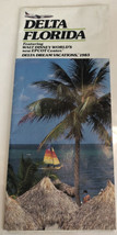 Vintage Delta Florida Advertising Travel Brochure 1983 BR12 - $7.91