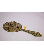 ALEXANDER KALIFANO HAND MIRROR W/BUTTERFLIES &amp; MADE WITH SWAROVSKI CRYSTALS - $75.00