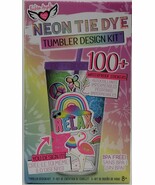 Neon Tie Dye Tumbler Design Kit Design Your Own Tumbler BPA Free - $18.80