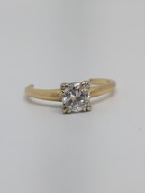 Vintage .5 Carat 5mm Genuine Diamond Ring Size 6 - £479.00 GBP