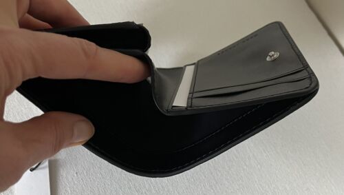 New Marc Jacobs Compact Bifold Wallet Leather Grey / Black Multi Item image 5