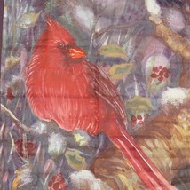 New Winter Cardinal Garden Flag Yard  Size 25&quot; x 38&quot; Bird Red - £12.54 GBP