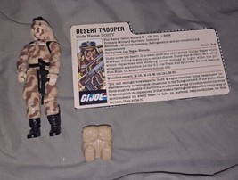 1985 GI Joe Dusty Desert Trooper with File Card - £58.85 GBP