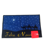 Accent Rug Three Kings Day Feliz Navidad Rug  27.3” x 17.3&quot; - $22.99