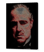 Vito Corleone The Godfather Quotes Mosaic INCREDIBLE Framed Limited Edition Art - £15.58 GBP