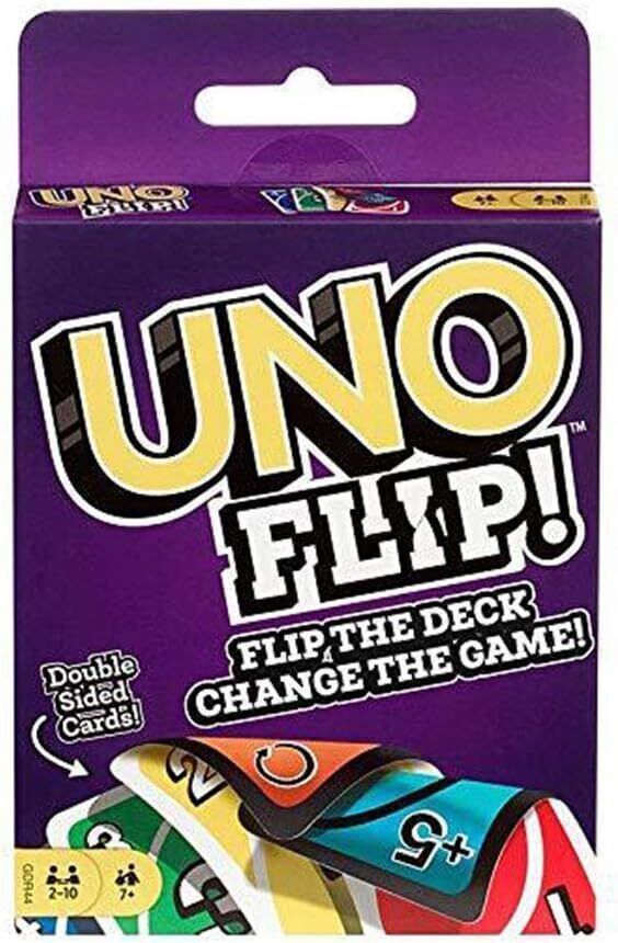 Uno Playing Card Game Mattel Games Wild Card Uno Flip Uno Wild Card uno - £13.70 GBP