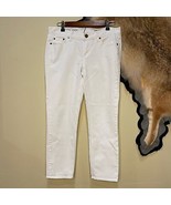 J. Crew Matchstick Crop White Denim Skinny - $47.47 CAD