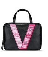 Victoria&#39;s Secret Ribbon Jetsetter Travel Hanging Beauty Cosmetic Bag Ca... - $465.66 MXN